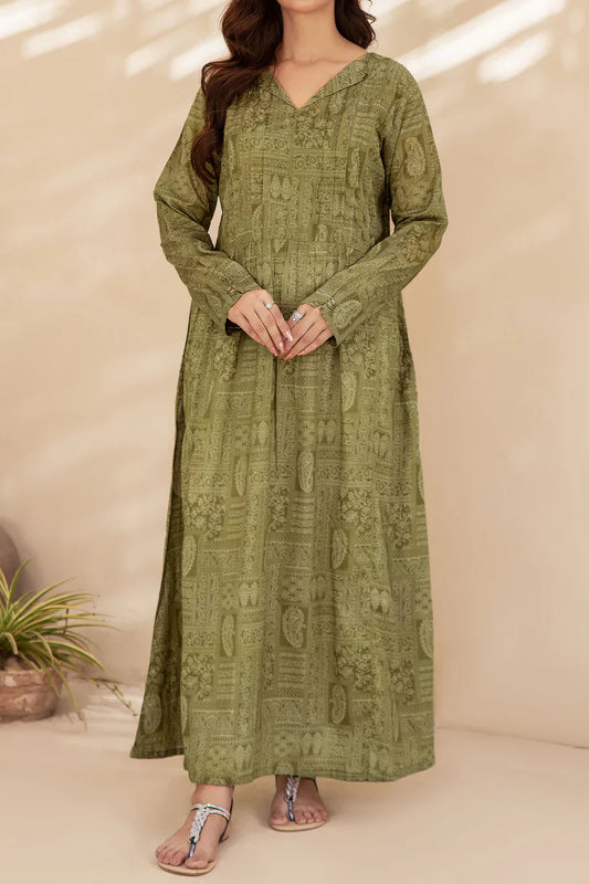 GREEN DIGITAL PRINT KURTI